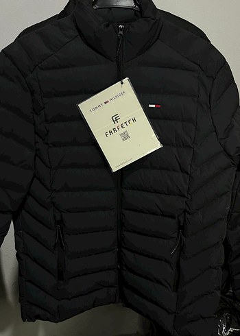 Tommy Hilfiger Siyah Erkek Mont
