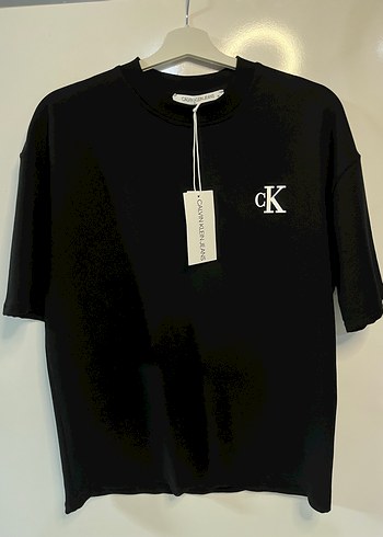 Calvin Klein Siyah Oversize Tişört