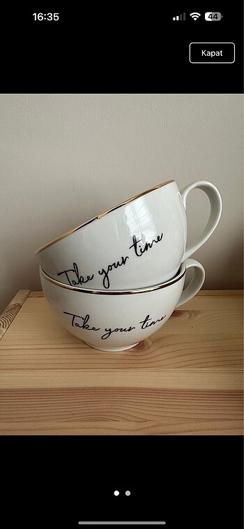 H&M home 2 adet fincan