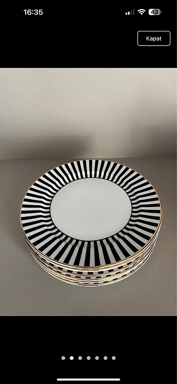 Beden H&M home 6 adet tatlı tabağı