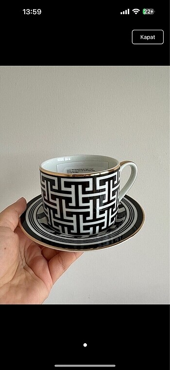 H&M home kupa ve tabağı