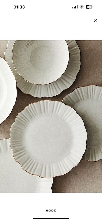 H&M home tatlı tabağı