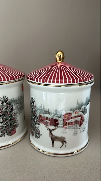  Beden beyaz Renk H&M home 2 adet kavanoz