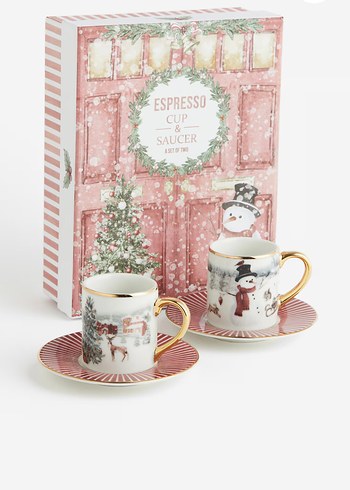 H&M home Espresso Fincanı ve Tabağı Seti