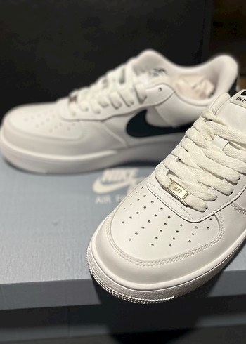 Nike Air Force 1 Beyaz Lacivert Spor Ayakkabi