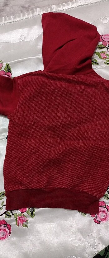 18-24 Ay Beden Ünisex kapüşonlu sweatshirt hırka
