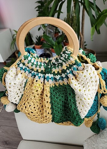  Beden çeşitli Renk Tasarım el örgüsü çanta 