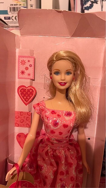 Beden Barbie Bebek Valentine?s 2001