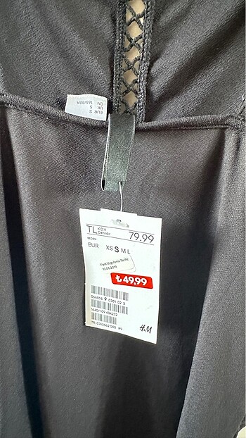 s Beden H&M çıt çıtlı body
