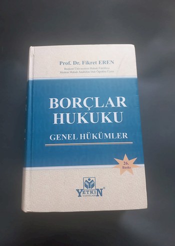 Borçlar Hukuku Genel Hükümler Kitabı