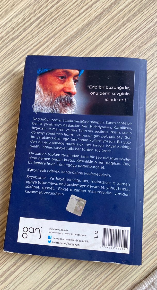 EGO Yanılmadan Özgürleşmek - Osho Kitabı - Görsel 2