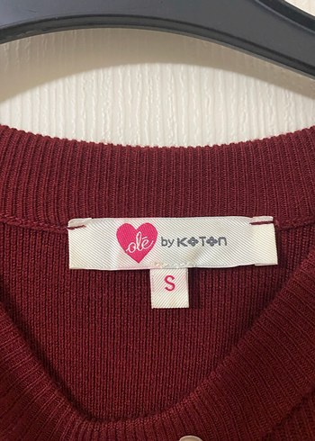 Bordo Kısa Kollu Midi Elbise - Görsel 2