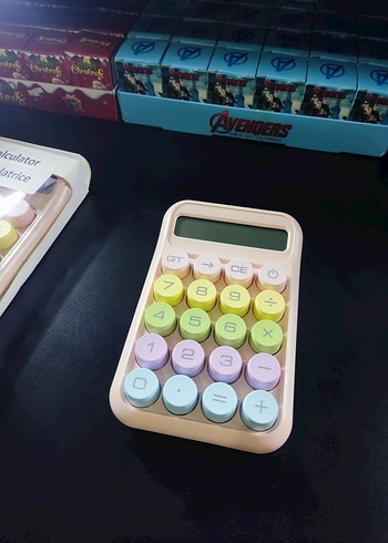 Pastel Renkli Çok Fonksiyonlu Hesap Makinesi