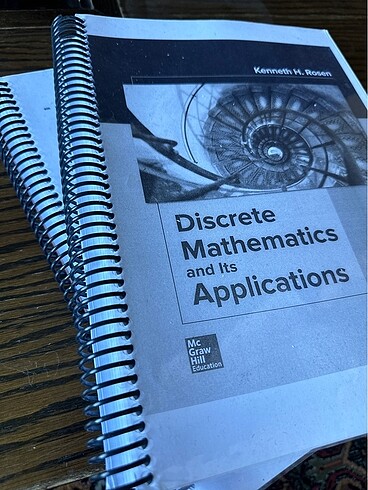 Beden Discreate mathematics and ıts applications. Kenneth H. Rosen