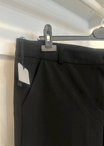 Kadın Siyah Kumaş Pantolon - Görsel 3