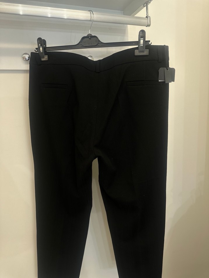 Kadın Siyah Kumaş Pantolon - Görsel 2