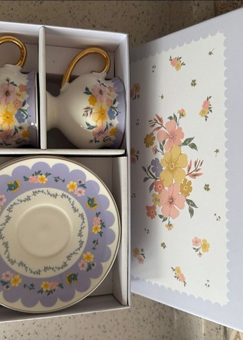 2'li Porselen Fincan Seti - Görsel 2