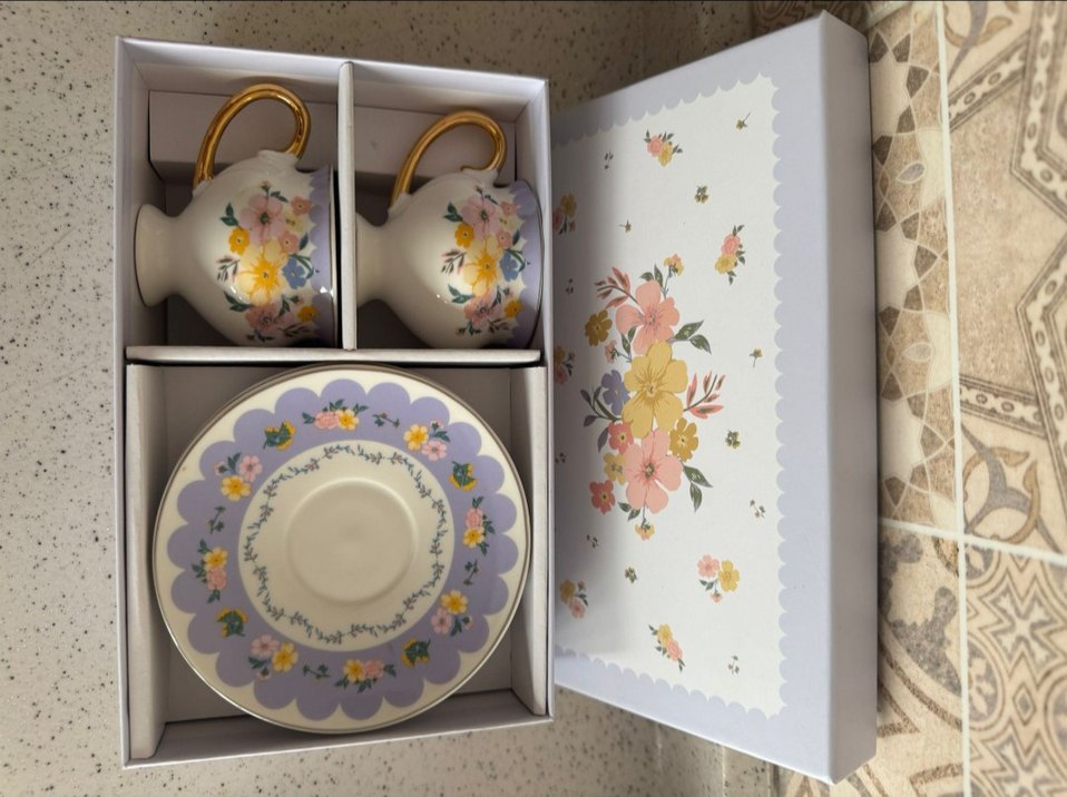 2'li Porselen Fincan Seti - Görsel 2