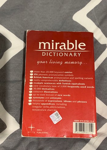 Mirable İngilizce-Türkçe Sözlük - Görsel 2