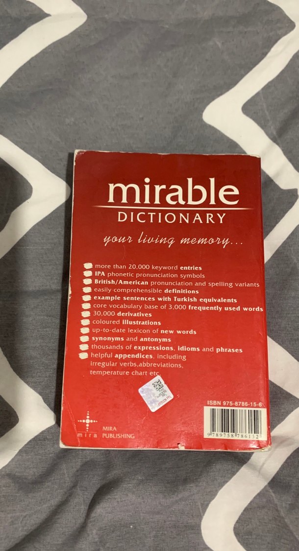 Mirable İngilizce-Türkçe Sözlük - Görsel 2