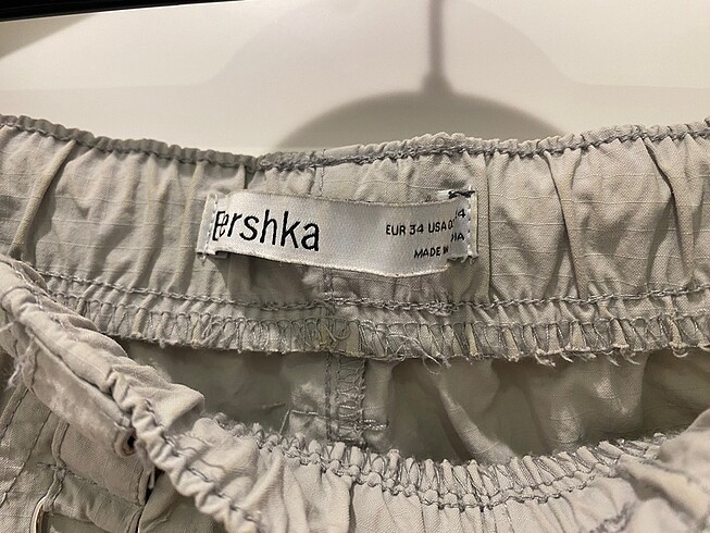 34 Beden gri Renk Bershka Kargo Pantalon Gri