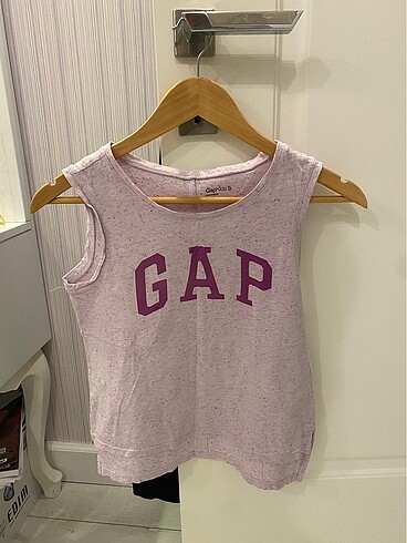 Gap Kids Askılı Üst Lila Rengi