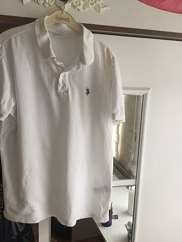 Beyaz polo tshirt m beden