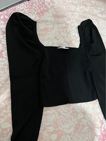 Zara balon kollu crop