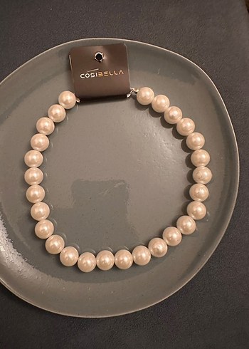 Accessorize Beyaz Boncuklu inci Kolye