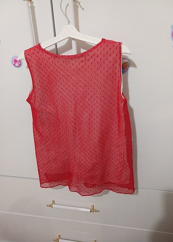 Kız Çocuk Kırmızı Dantel Detaylı elbise - Görsel 4