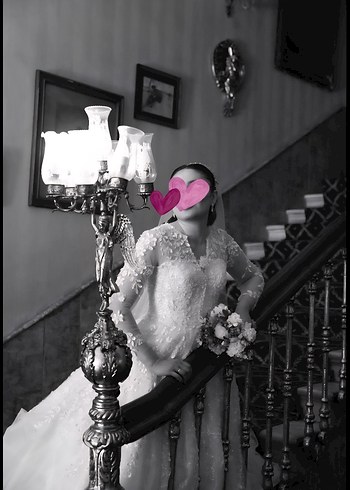 Özel tasarım 3 boyutlu gelinlik - Görsel 3