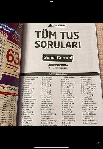 KLİNİSYEN TÜM TUS SORULARI GENEL CERRAHİ - Görsel 2
