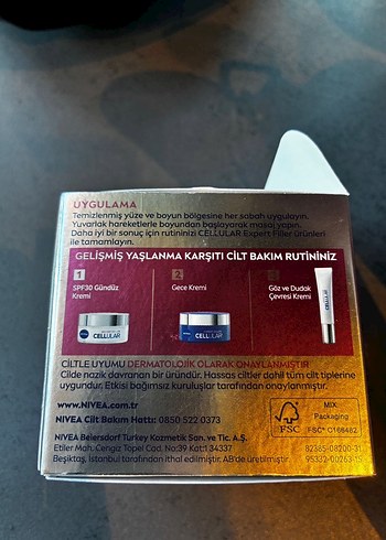 Nivea Cellular Hyaluronik Asit & Folik Asit SPF30 - Görsel 7