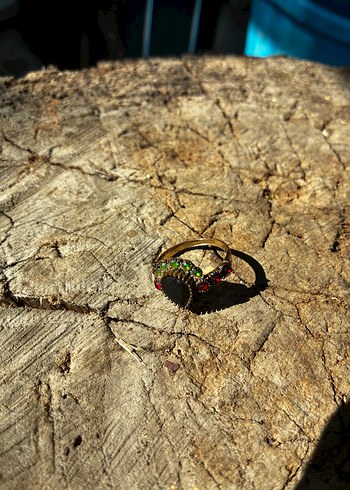 Taşlı Bohem Kadın Yüzük - Görsel 3