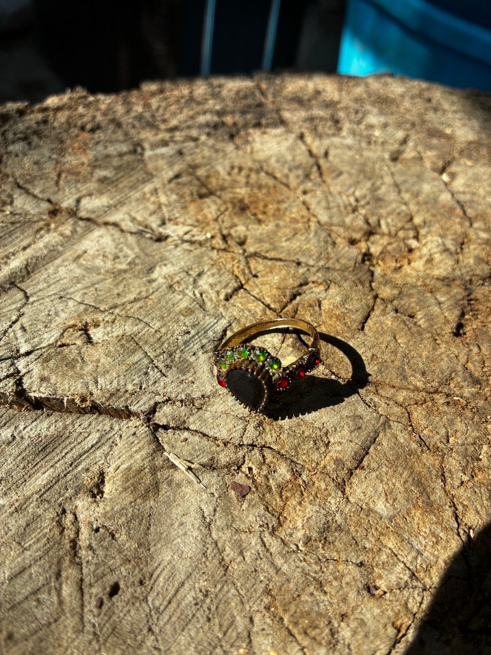 Taşlı Bohem Kadın Yüzük - Görsel 3