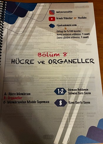 Beden Renk Dr. Yavuz Şahin Biyokimya Konu Kitabı