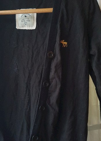 Düğmeli Siyah yarim kollu Midi Hirka Ceket - Görsel 2