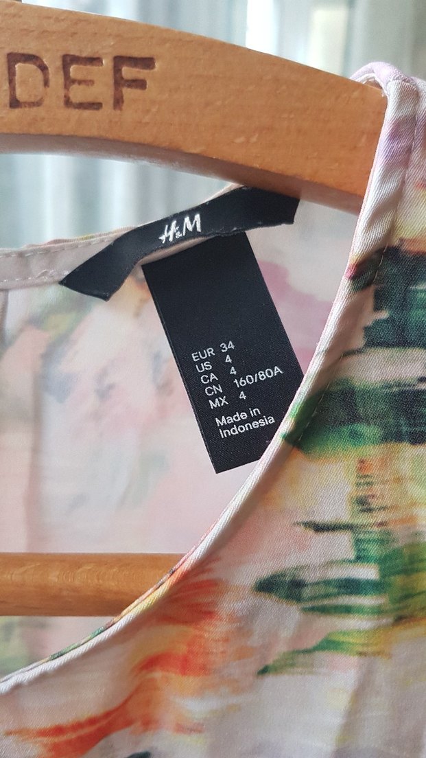 Kolsuz Çok Renkli H&M Bluz - Görsel 3