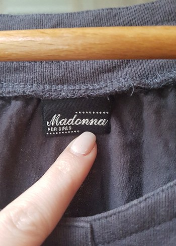 Düğmeli gri bol kesim bluz - Görsel 5