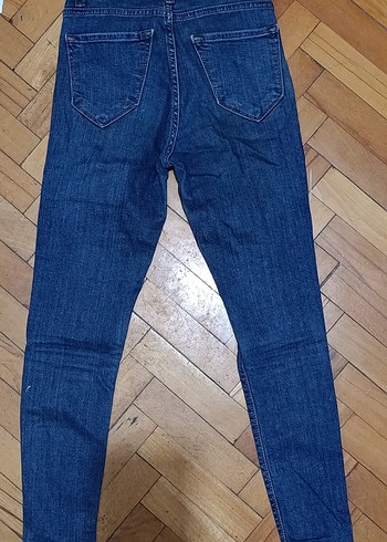 Koyu mavi Skinny Jean - Görsel 2