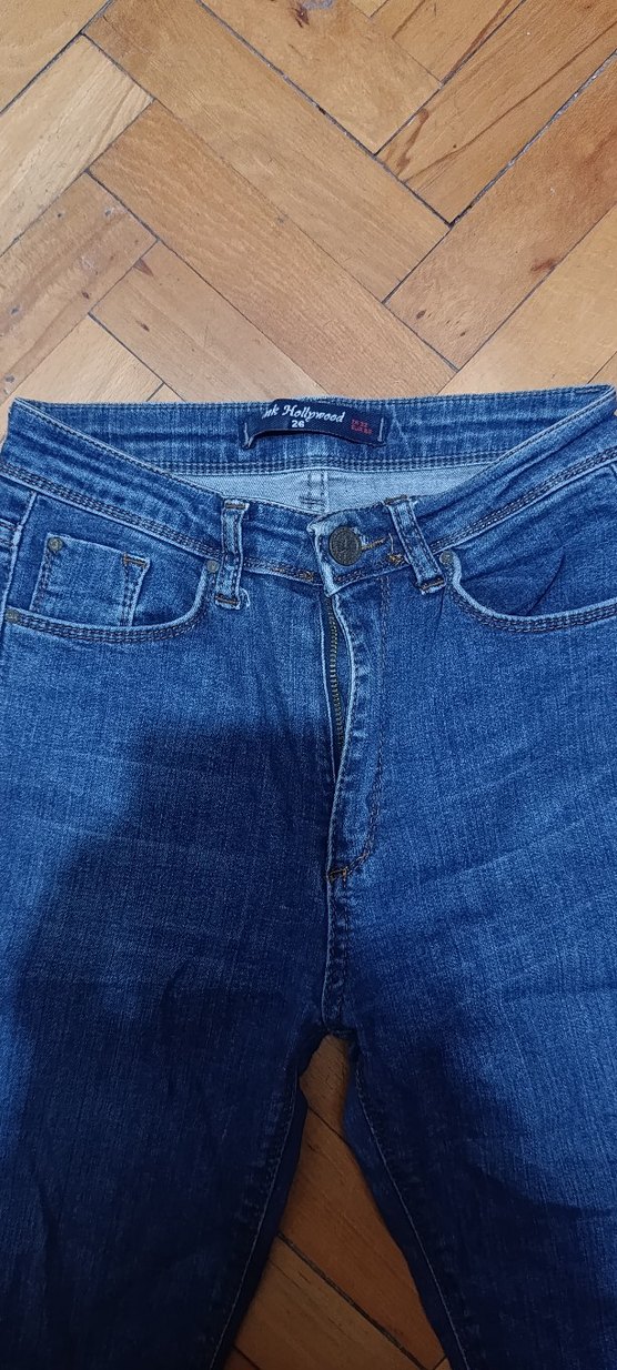 Koyu mavi Skinny Jean - Görsel 3