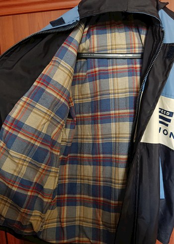 Erkek Çocuk Mavi Düğmeli Street Wear Mont - Görsel 6