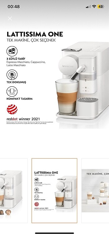 Nespresso Nespresso kapsül kahve makinesi