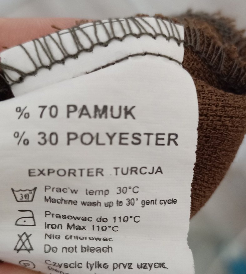 Düğmeli Haki renk tesettür elbise - Görsel 3