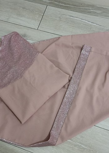 Pembe Rahat Kesim Kadın Tesettür Takım - Görsel 4