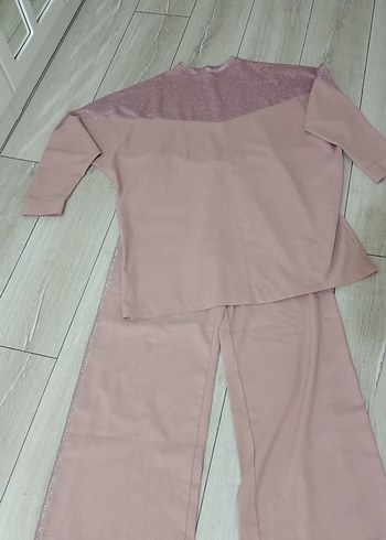 Pembe Rahat Kesim Kadın Tesettür Takım - Görsel 2