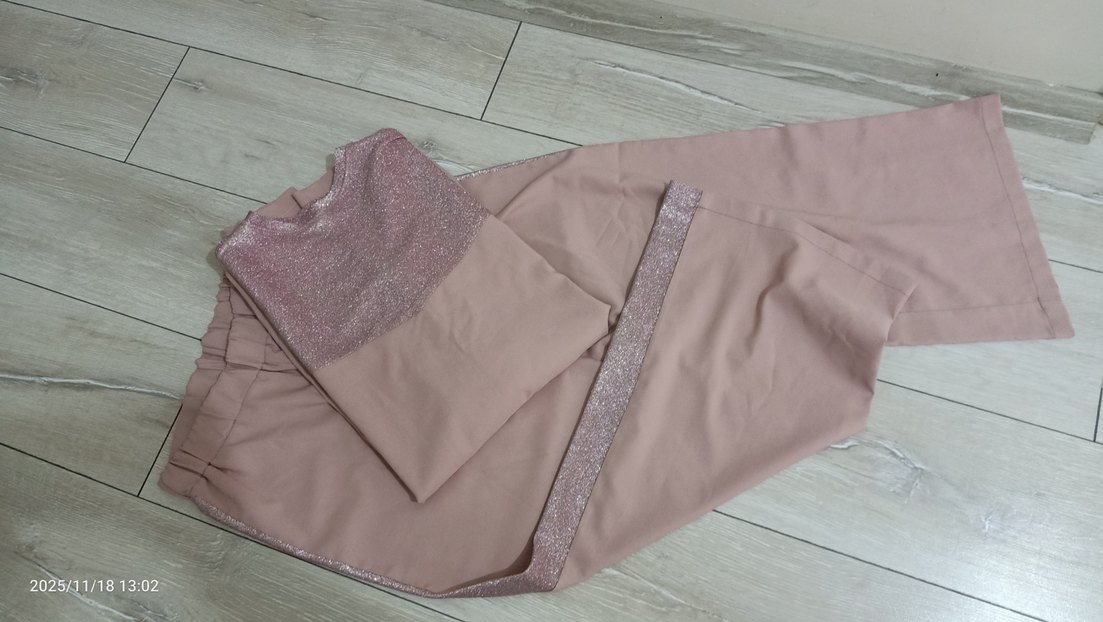 Pembe Rahat Kesim Kadın Tesettür Takım - Görsel 4