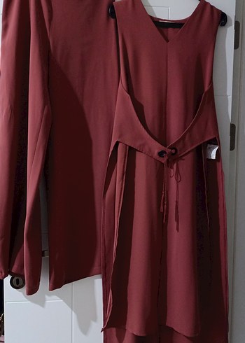 Nihan Tesettür Nakış İşlemeli Jile Takım - Görsel 5