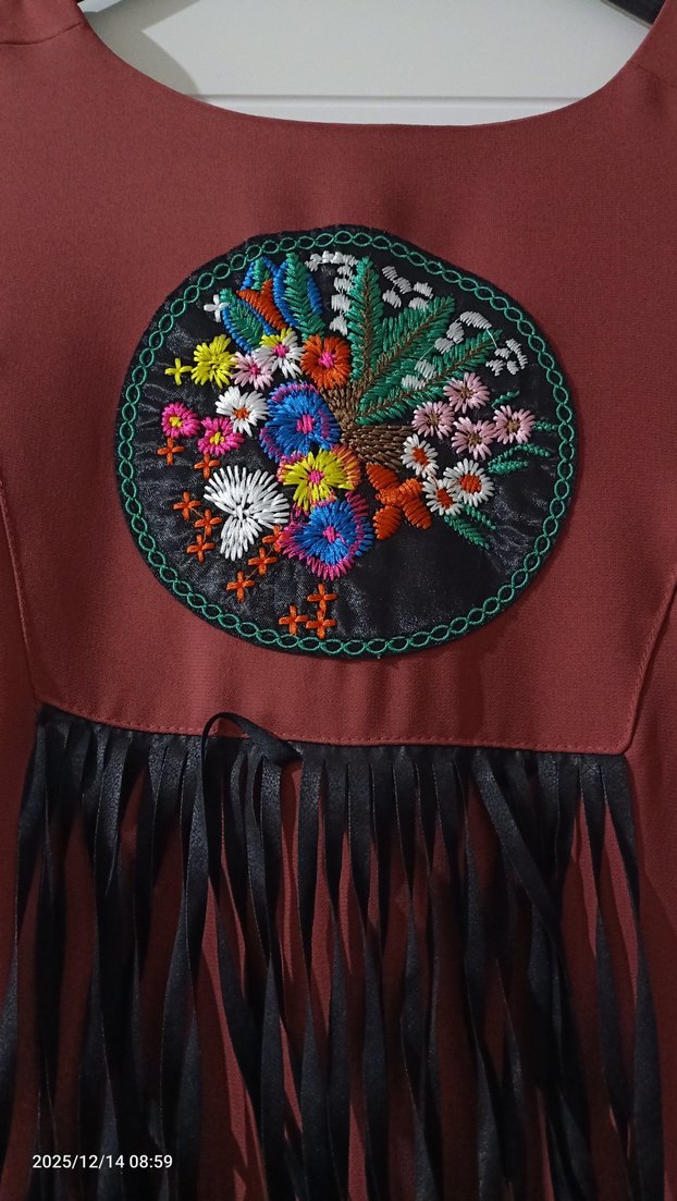 Nihan Tesettür Nakış İşlemeli Jile Takım - Görsel 2