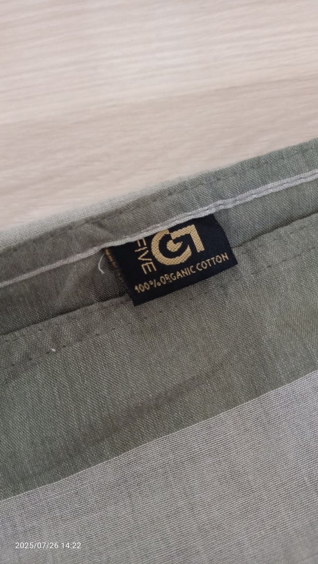 Organik Pamuklu Şal - Görsel 2